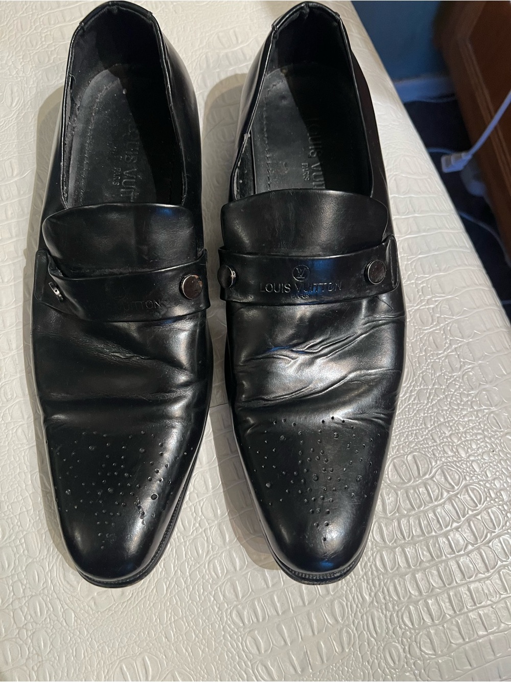 Louis Vuitton men’s black dress shoes EU 41